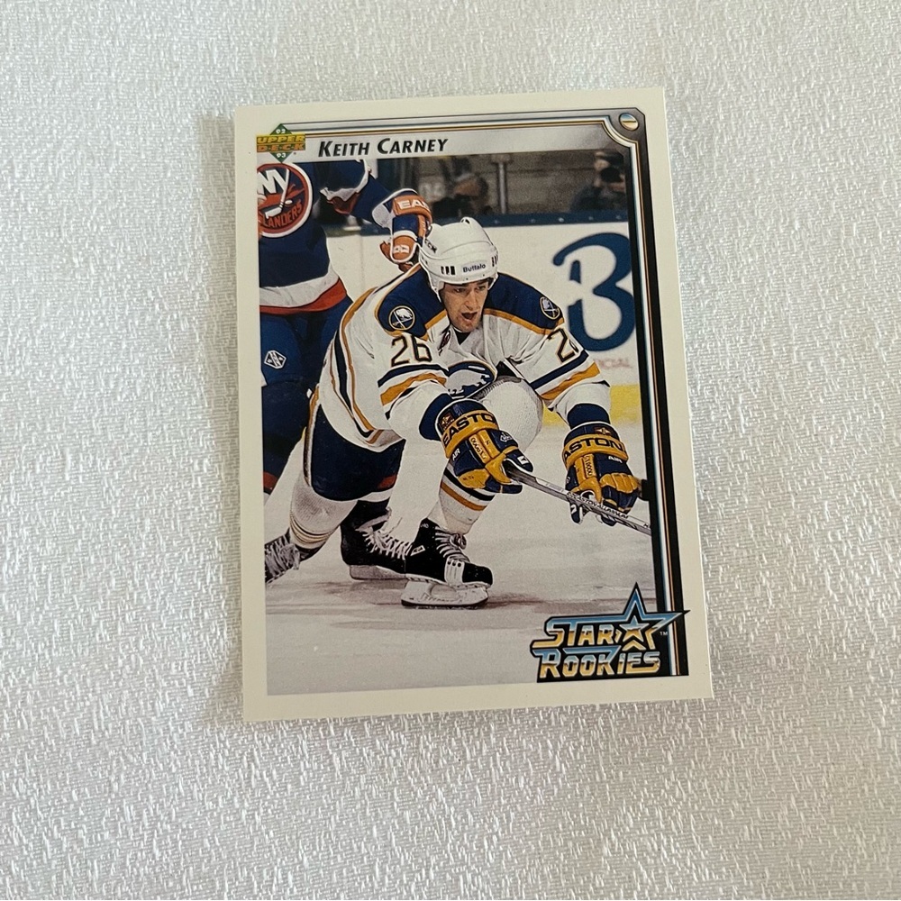 402 Keith Carney Star Rookies Hockey Trading Card